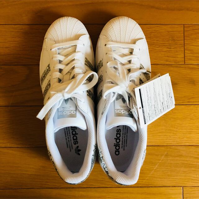 新品】adidas スーパースター ラメ SUPERSTAR - スニーカー