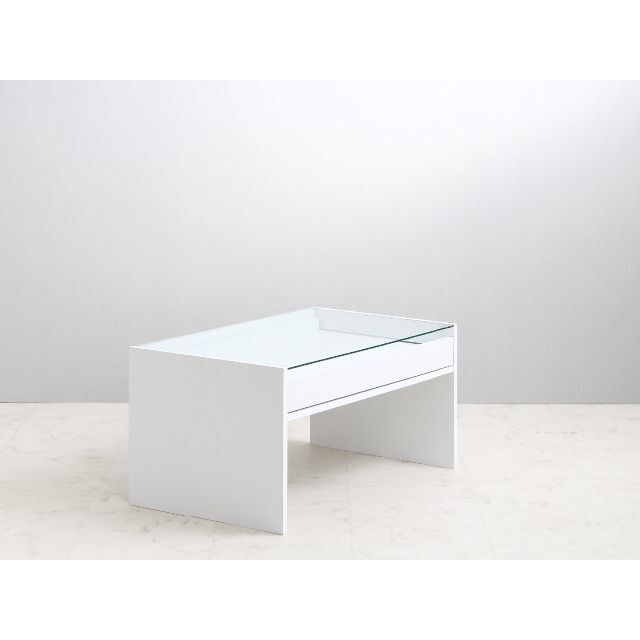 ローテーブル コンパクトテーブル ホワイト Kris クリス 幅75cm iwt 2