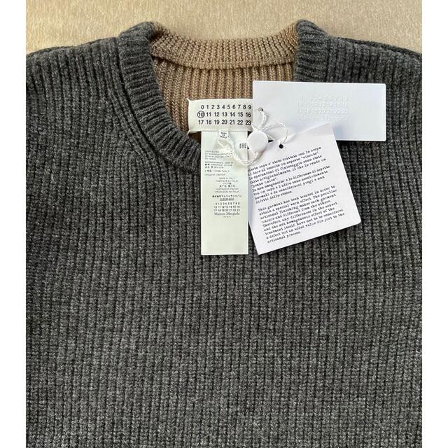 再×14入荷 濃紺XL新品 メゾン マルジェラ Spliced 再構築 ニット