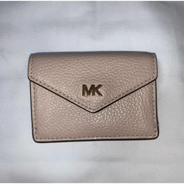 Michael Kors - 【新品】マイケルコース ソフトピンク ミニ財布 折り
