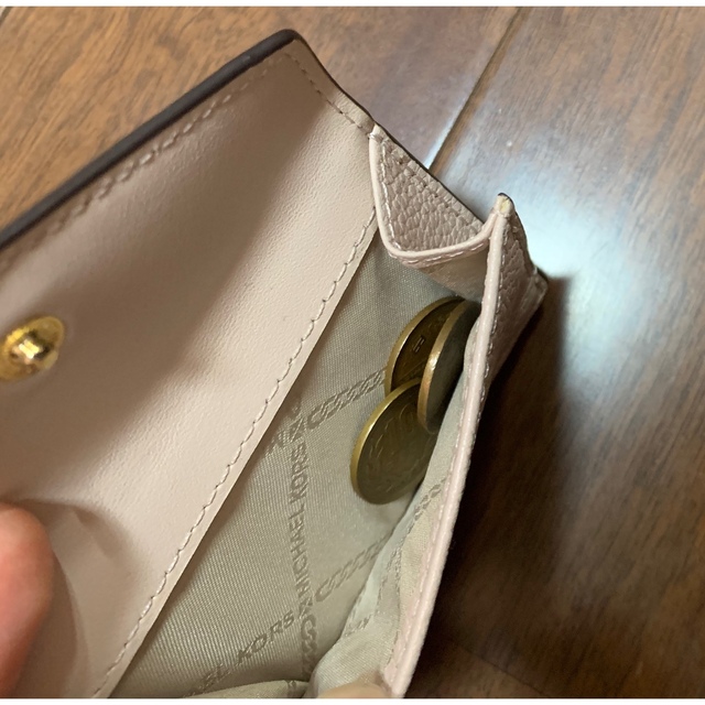 Michael Kors - 【新品】マイケルコース ソフトピンク ミニ財布 折り