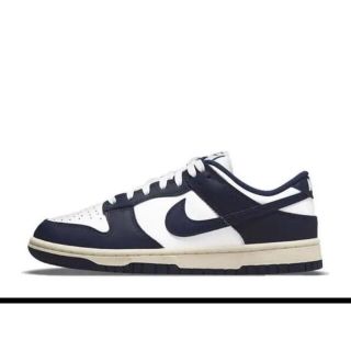 ナイキ(NIKE)のNIKE wmns dunk low vintage navy 28.5cm(スニーカー)