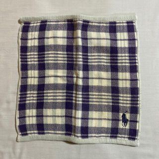 ラルフローレン(Ralph Lauren)のラルフローレン　ガーゼタオルハンカチ　中古品　#1495(ハンカチ/ポケットチーフ)