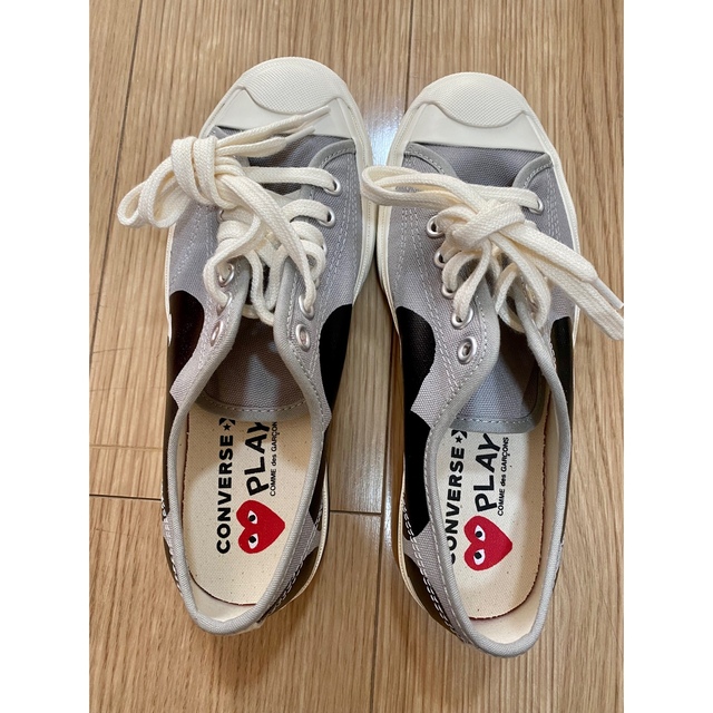 COMME des GARCONS(コムデギャルソン)の【新品】COMME des PLAY CONVERSE コムデギャルソン グレー レディースの靴/シューズ(スニーカー)の商品写真