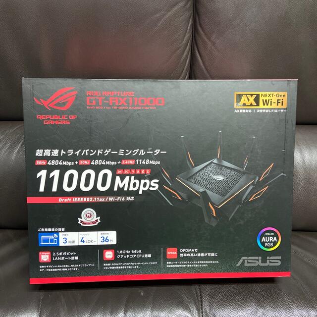 ASUS - ASUS ROG RAPTURE GT-AX11000 の通販 by りぃ's shop