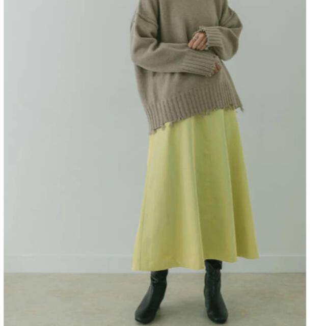 KBF(ケービーエフ)のKBF KBF+　コーデュロイフレアスカート レディースのスカート(ロングスカート)の商品写真