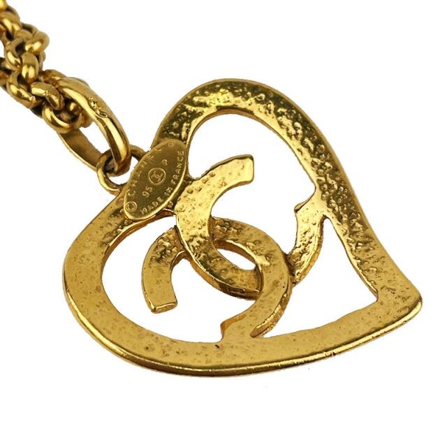 シャネル/CHANEL ヴィンテージネックレス ココマーク 真鍮