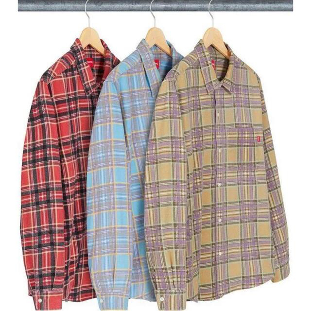 Supremeシュプリーム Printed Plaid Shirt ネルシャツM