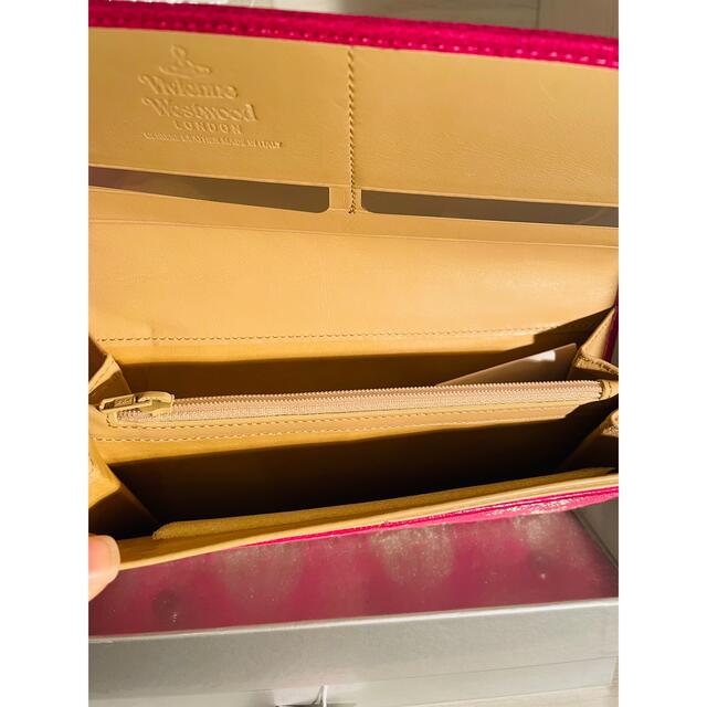Vivienne Westwood(ヴィヴィアンウエストウッド)の未使用ヴィヴィアンイタリア製総オーブピンク系長財布MILK二階堂ふみ若椎名林檎 レディースのファッション小物(財布)の商品写真