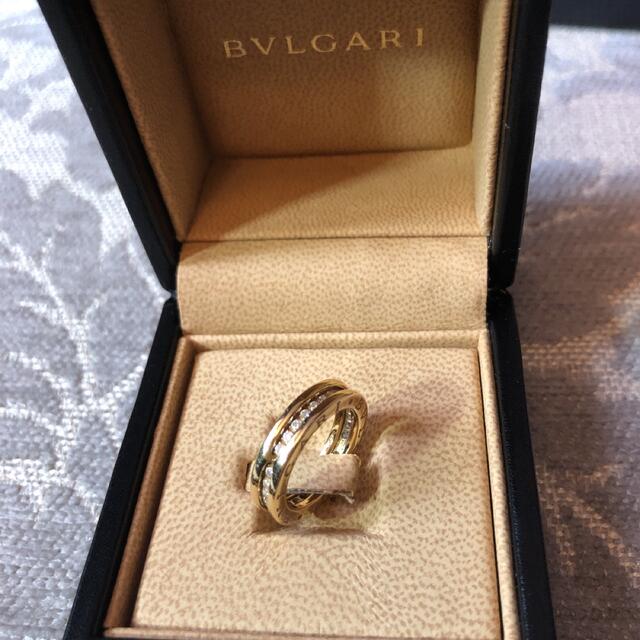 BVLGARI B.zero1 フルダイヤ 正規品 9号リング(指輪)