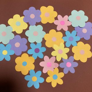 壁面飾り　春　お花セット(型紙/パターン)