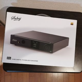 sabaj  d5　USB DAC　ヘッドホンアンプ ヘッドフォンアンプ(アンプ)