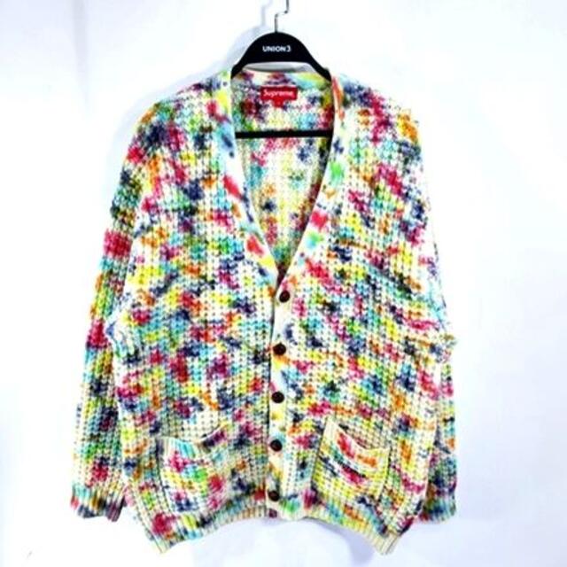 Supreme(シュプリーム)のSUPREME 21aw Waffle Knit Cardigan Tiedye メンズのトップス(カーディガン)の商品写真