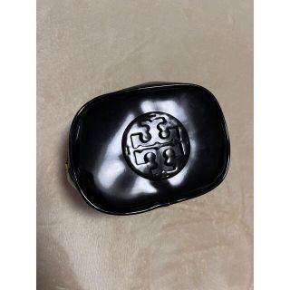 トリーバーチ(Tory Burch)のトリーバーチ　ポーチ　ブラック　エナメル(ポーチ)