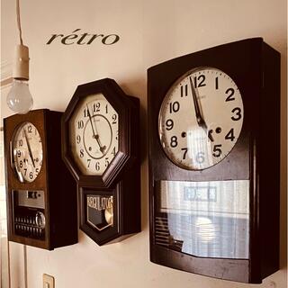 セイコー(SEIKO)のヴィンテージ クロック　セイコー30DAY 1ヶ月巻掛時計　柱時計　ボンボン時計(掛時計/柱時計)