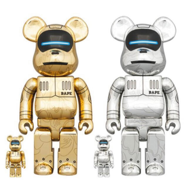 MEDICOM TOY(メディコムトイ)のBE@RBRICK SORAYAMA × BABY MILO(R)100 400 エンタメ/ホビーのフィギュア(その他)の商品写真