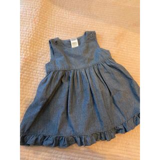 ベビーギャップ(babyGAP)の【専用】BabyGAP ベビーギャップデニムワンピース 6-12m 66-70㎝(ワンピース)