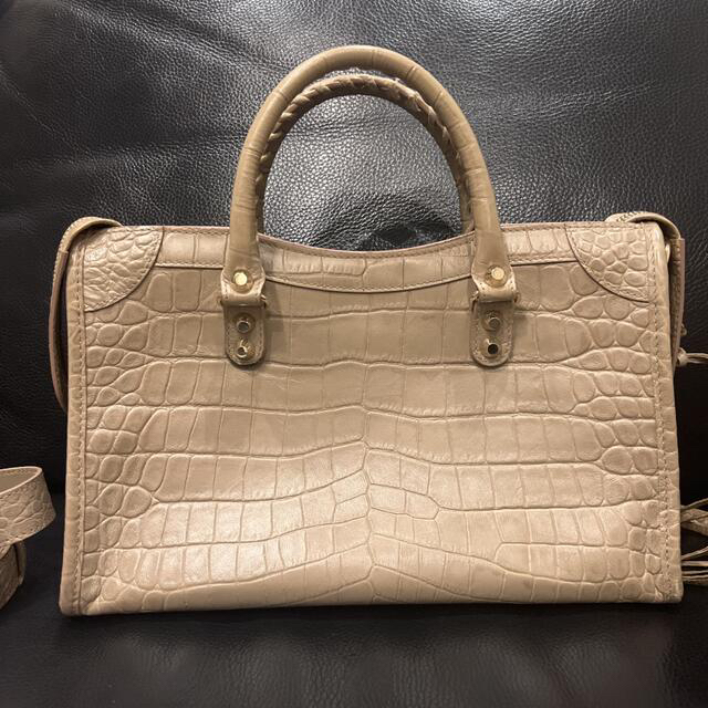 ブランド BALENCIAGA ミニシティ クロコの通販 by *|バレンシアガ