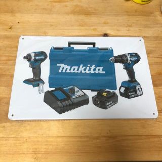 マキタ(Makita)のマキタ　makita 金属看板 金属プレート ブリキ看板 ホーロー看板(その他)