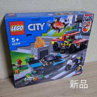 レゴ(Lego)の【新品未使用】レゴシティ 出動！消防レスキュー & ポリスチェイス #60319(積み木/ブロック)