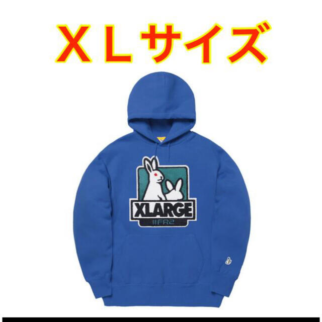 XLARGE(エクストララージ)のXLARGE with #FR2 Fxxk Icon Hoodie ＸＬ メンズのトップス(パーカー)の商品写真