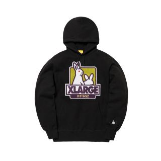 エクストララージ(XLARGE)のXLARGE FR2 Fxxk Icon Hoodie black XL(パーカー)