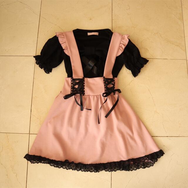 MA＊RS(マーズ)のMA＊RS  ピンク　ジャンパースカート レディースのスカート(ミニスカート)の商品写真