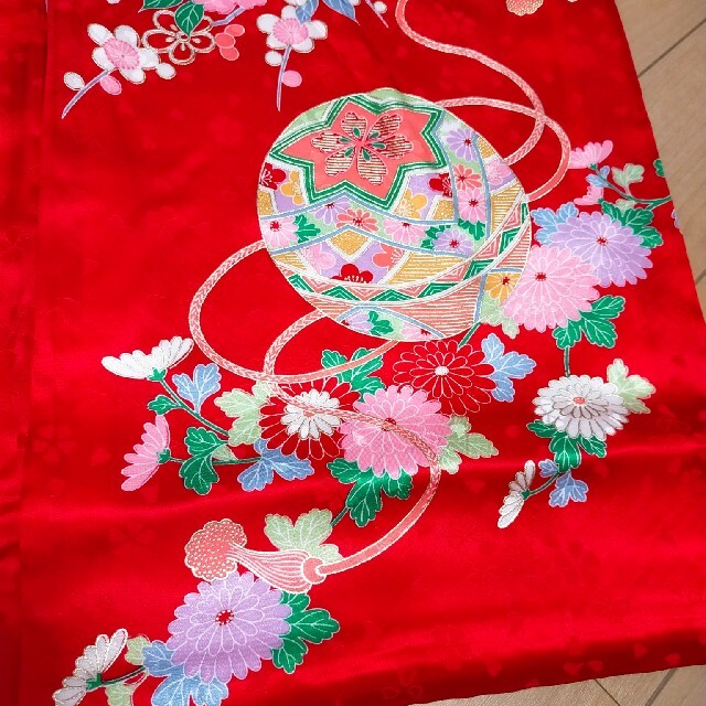 新品未使用♡表生地絹100% 七五三 着物 お宮参りに 正絹 elc.or.jp