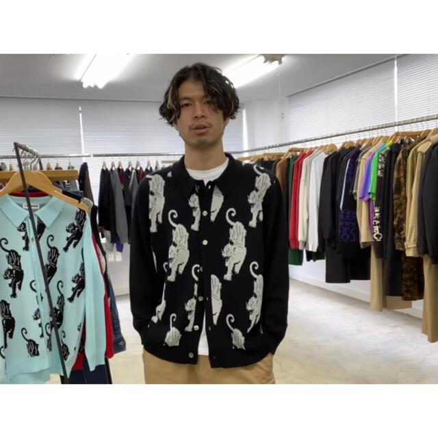 ALLEGE(アレッジ)のガッジィーラ様専用　ttt_msw panther knit cardigan メンズのトップス(ニット/セーター)の商品写真