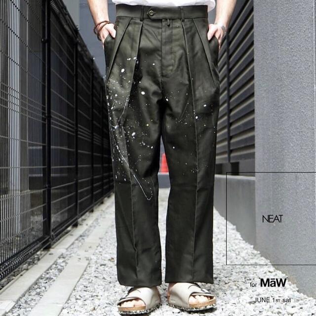 nea tokyo maw別注　ニート　ワイド　スラックス　comoli　パンツ