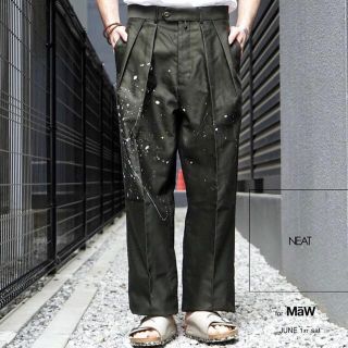 コモリ(COMOLI)のnea tokyo maw別注　ニート　ワイド　スラックス　comoli　パンツ(スラックス)