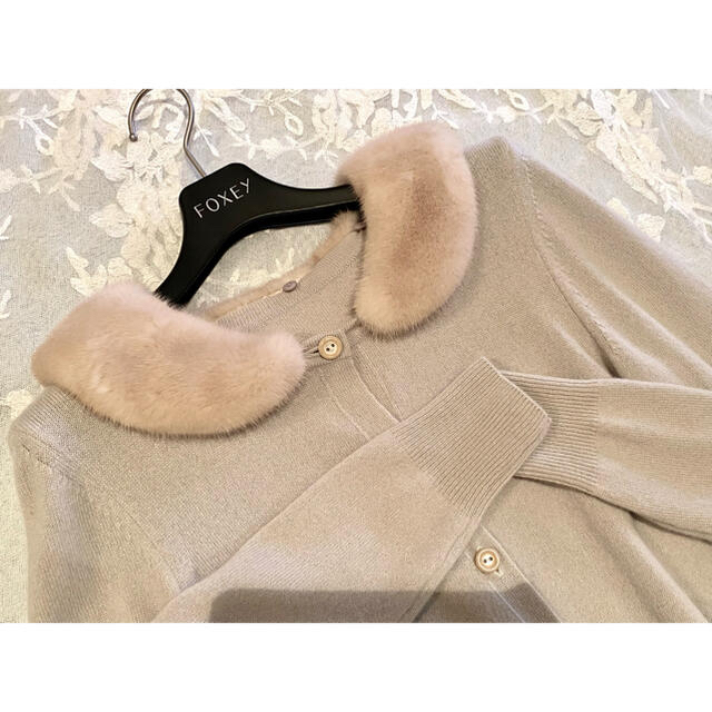 銀座店購入】FOXEY フォクシー CARDIGAN Vanilla Whip-