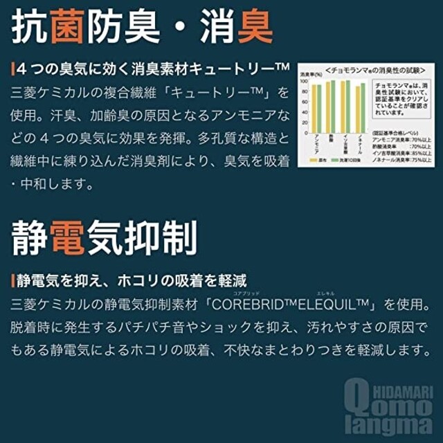 ひだまり　チョモランマ　肌着　上下セット　丸首シャツ＋ズボン下　紳士用　Mサイズ レディースの下着/アンダーウェア(アンダーシャツ/防寒インナー)の商品写真