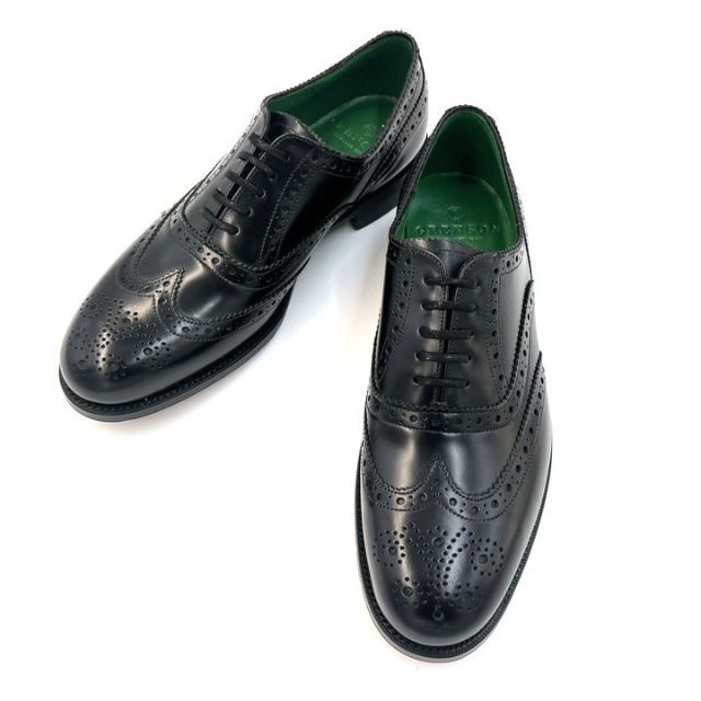 Crockett&Jones(クロケットアンドジョーンズ)の【新品未使用】Grenson Harrow 7.0　グレンソン　黒　フルブローグ メンズの靴/シューズ(ドレス/ビジネス)の商品写真