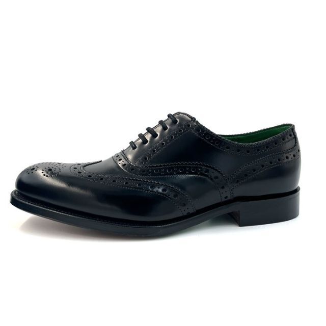 Crockett&Jones(クロケットアンドジョーンズ)の【新品未使用】Grenson Harrow 7.0　グレンソン　黒　フルブローグ メンズの靴/シューズ(ドレス/ビジネス)の商品写真