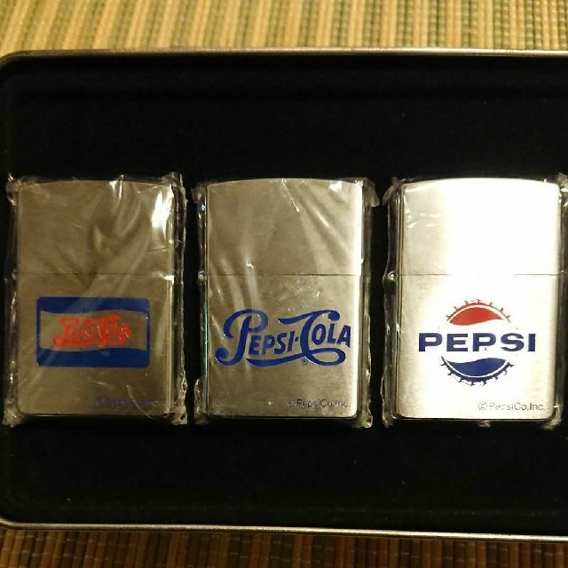 【ZIPPO】Pepsi Cola/年代別ロゴ3種類