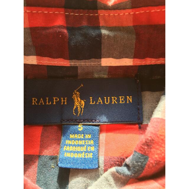 Ralph Lauren(ラルフローレン)のRALPH LAUREN  シャツ　110cm キッズ/ベビー/マタニティのキッズ服男の子用(90cm~)(Tシャツ/カットソー)の商品写真