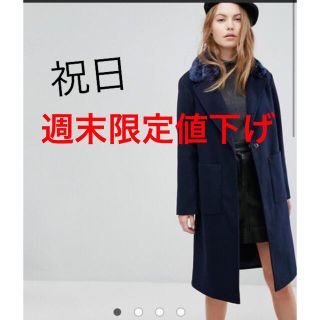 エイソス(asos)のレディース アウター チェスターコート(ロングコート)