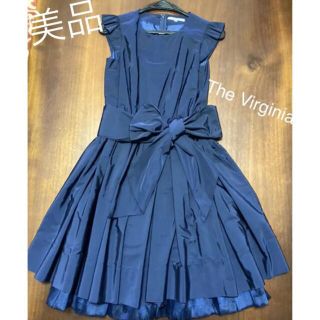 ザヴァージニア(The Virgnia)の値下げ中　The Virginia 膝丈ワンピース　結婚式【クリーニング済】(ひざ丈ワンピース)