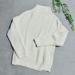 ギャップ(GAP)のGAP コットンセーター サマーセーター 美品 ハイネック(ニット/セーター)