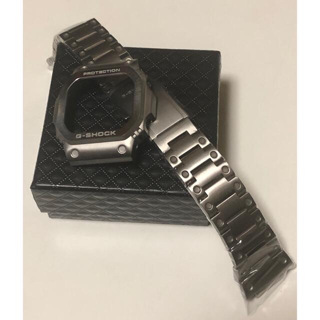 新しい季節 1点限り G-SHOCK 5610系用 軽量チタンシルバー カスタム