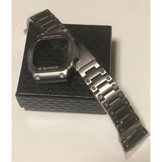 ジーショック(G-SHOCK)の1点限り G-SHOCK 5610系用 軽量チタンシルバー カスタムフルセット(腕時計(デジタル))