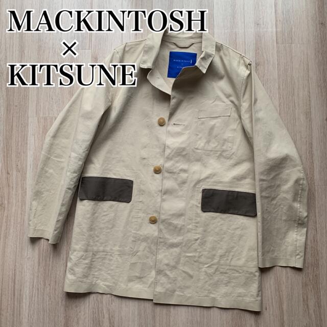 【MACKINTOSH×KITSUNE】ステンカラーコート マッキントッシュ