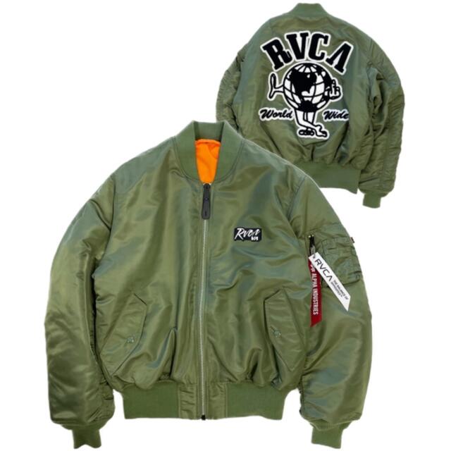 直営店限定】RVCA メンズ RVCA×ALPHA　MA-1【2021年冬モデル