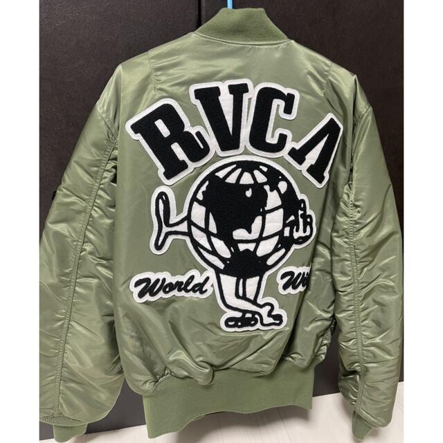 RVCA(ルーカ)の直営店限定】RVCA メンズ RVCA×ALPHA　MA-1【2021年冬モデル メンズのジャケット/アウター(ブルゾン)の商品写真