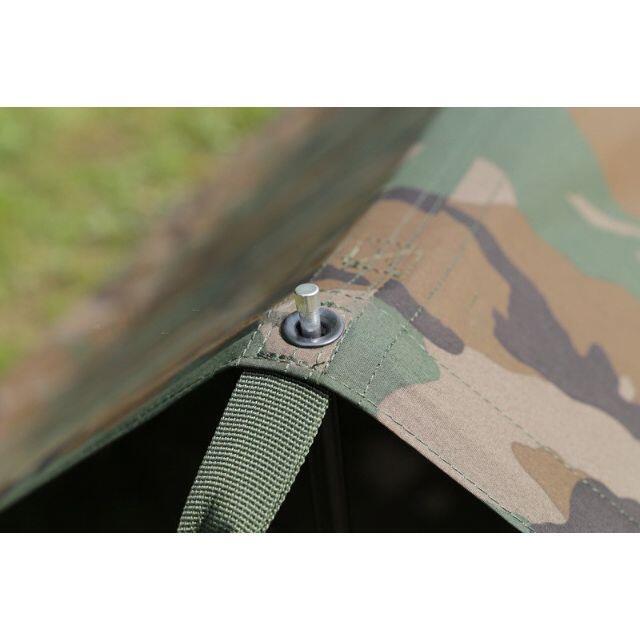 オランダ軍 放出品 タープ 防水仕様 Woodland 250 x 220 cmの オランダ軍 放出品 タープ 防水仕様 Woodland 250 x 220 cmの