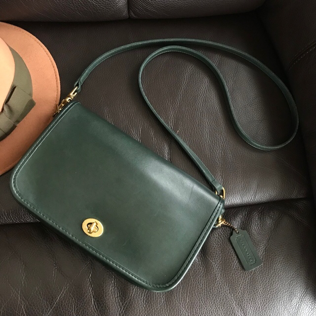 ヴィンテージ良品/人気型】OLD COACHオールドコーチショルダーバッグ