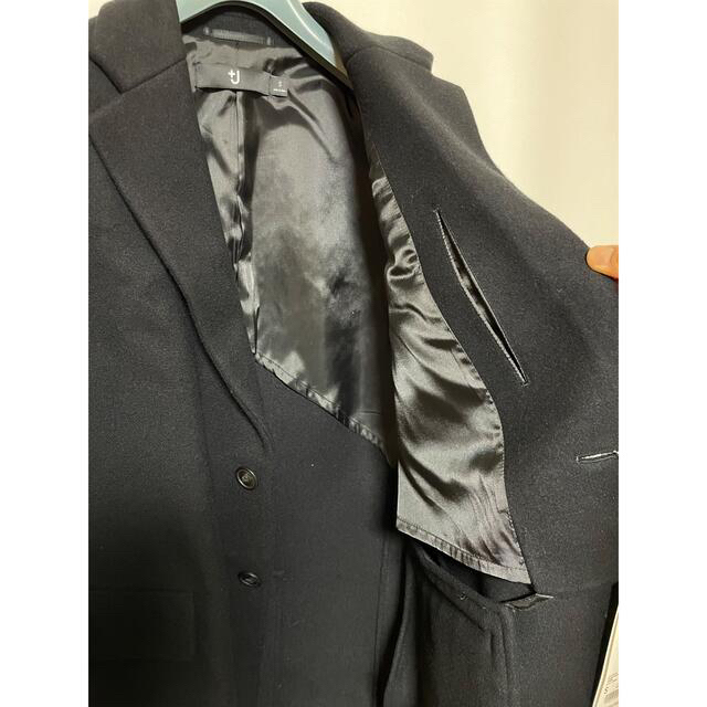 UNIQLO - +J 2021ウールブレンドチェスターコートBlack Sの通販 by
