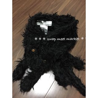 フィス(FITH)の新品 swap meet market スワップミートマーケット 黒猫 マフラー(マフラー/ストール)