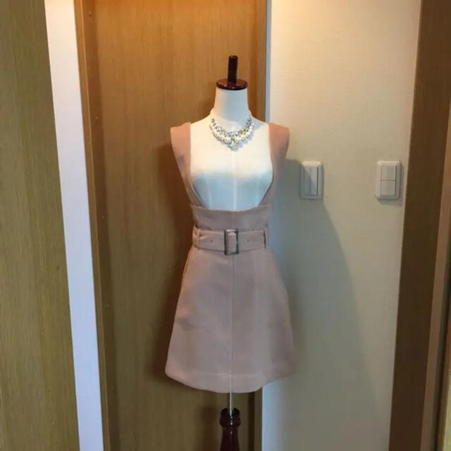 MERCURYDUO(マーキュリーデュオ)のMERCURY DUO可愛いサロペットスカート美品✧︎*。 レディースのスカート(ミニスカート)の商品写真